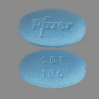 Caduet (Amlodipine and atorvastatin [ am-loe-di-peen-and-a-tor-va-sta-tin ])-CDT 104 Pfizer-10 mg / 40 mg-Blue-Oval