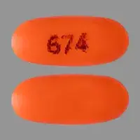 Calcitriol (Calcitriol (oral/injection) [ kal-si-trye-ol ])-674-0.5 mcg-Orange-Capsule-shape