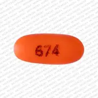 Calcitriol (Calcitriol (oral/injection) [ kal-si-trye-ol ])-674-0.5 mcg-Orange-Capsule-shape