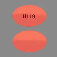 Calcitriol (Calcitriol (oral/injection) [ kal-si-trye-ol ])-H119-0.5 mcg-Red-Oval