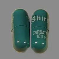 Carbatrol (Carbamazepine (oral) [ kar-ba-maz-e-peen ])-Shire CARBATROL 100 mg-100 mg-Green-Capsule-shape