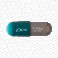 Carbatrol (Carbamazepine (oral) [ kar-ba-maz-e-peen ])-Shire CARBATROL 200 mg-200 mg-Gray / Blue-Capsule-shape