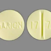 Cardizem (Diltiazem [ dil-tye-a-zem ])-MARION 17 72-60 mg-Yellow-Round