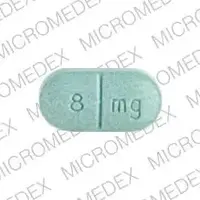 Cardura (Doxazosin [ dox-ay-zo-sin ])-CARDURA 8 mg-8 mg-Green-Oval