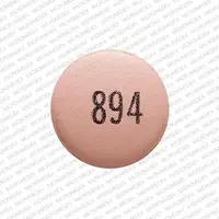 Clopidogrel (Clopidogrel [ kloe-pid-oh-grel ])-894-75 mg (base)-Pink-Round