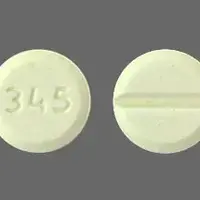 Clozapine (Clozapine [ kloe-za-peen ])-345-25 mg-Yellow-Round