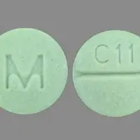 Clozapine (Clozapine [ kloe-za-peen ])-C11 M-100 mg-Green-Round