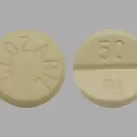 Clozaril (Clozapine [ kloe-za-peen ])-CLOZARIL 50 mg-50 mg-Yellow-Round