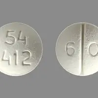 Codeine (Codeine [ koe-deen ])-54 412 6 0-60 mg-White-Round