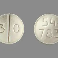 Codeine (Codeine [ koe-deen ])-54 783 3 0-30 mg-White-Round