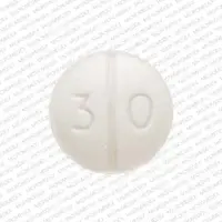 Codeine (Codeine [ koe-deen ])-54 783 3 0-30 mg-White-Round