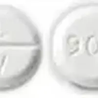 Codeine (Codeine [ koe-deen ])-LV 906-60 mg-White-Round