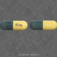 Coreg cr (Carvedilol [ kar-ve-dil-ole ])-GSK COREG CR 40 mg-40 mg-Green & Yellow-Capsule-shape