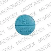 Corgard (Nadolol [ na-doe-lol ])-CORGARD 20 BL 232-20 mg-Blue-Round