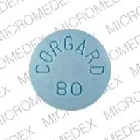 Corgard (Nadolol [ na-doe-lol ])-CORGARD 80 BL 241-80 mg-Blue-Round