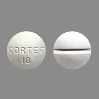 Cortef (Hydrocortisone (oral) [ hye-droe-kor-ti-sone ])-CORTEF 10-10 mg-White-Round