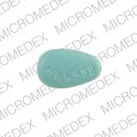 Cozaar (Losartan [ loe-sar-tan ])-MRK 952 COZAAR-50 mg-Green-Egg-shape