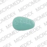 Cozaar (Losartan [ loe-sar-tan ])-MRK 952 COZAAR-50 mg-Green-Egg-shape