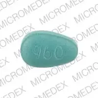 Cozaar (Losartan [ loe-sar-tan ])-MRK 960-100 mg-Green-Egg-shape