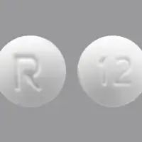 Desoxyn (Methamphetamine [ meth-am-fet-a-meen ])-R 12-5 mg-White-Round