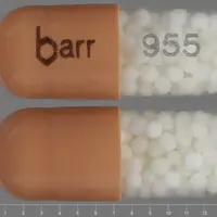 Dextroamphetamine (Dextroamphetamine [ dex-tro-am-fet-a-meen ])-barr 955-10 mg-Brown-Capsule-shape