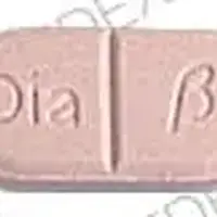 Diabeta (Glyburide [ glye-bue-ride ])-Dia B HOECHST-2.5 mg-Pink-Oval