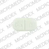 Diabeta (Glyburide [ glye-bue-ride ])-Dia B HOECHST-5 mg-Green-Oval