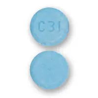 Dicyclomine (Dicyclomine (oral/injection) [ dye-sye-kloe-meen ])-C31-20 mg-Blue-Round