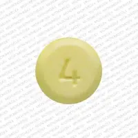 Dilaudid (rectal) (Hydromorphone (rectal) [ hye-dro-mor-fone ])-P 4-4 mg-Yellow-Round