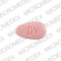 Diovan (Valsartan [ val-sar-tan ])-NVR DV-80 mg-Red-Egg-shape