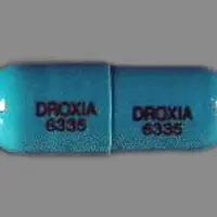 Droxia (Hydroxyurea [ hye-drox-ee-yoo-ree-a ])-DROXIA 6335 DROXIA 6335-200 mg-Green-Capsule-shape