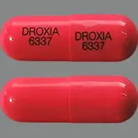 Droxia (Hydroxyurea [ hye-drox-ee-yoo-ree-a ])-DROXIA 6337 DROXIA 6337-400 mg-Orange-Capsule-shape