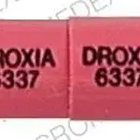 Droxia (Hydroxyurea [ hye-drox-ee-yoo-ree-a ])-DROXIA 6337 DROXIA 6337-400 mg-Orange-Capsule-shape