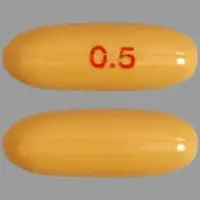 Dutasteride (Dutasteride [ doo-tas-ter-ide ])-0.5-0.5 mg-Yellow-Capsule-shape