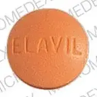 Elavil (Amitriptyline [ a-mee-trip-ti-leen ])-ELAVIL STUART 42-75 mg-Orange-Round