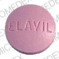 Elavil (Amitriptyline [ a-mee-trip-ti-leen ])-ELAVIL STUART 43-100 mg-Purple-Round