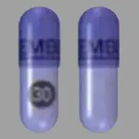 Embeda (Morphine and naltrexone [ mor-feen-and-nal-trex-one ])-EMBEDA 30-morphine 30 mg / naltrexone 1.2 mg-Blue / Purple-Capsule-shape