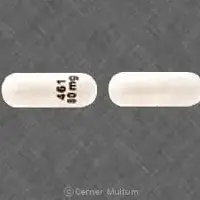 Emend (Aprepitant (oral/injection) [ a-prep-i-tant ])-461 80 mg-80 mg-White-Capsule-shape