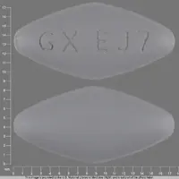 Epivir (Lamivudine [ la-miv-ue-deen ])-GX EJ7-300 mg-Gray-Four-sided