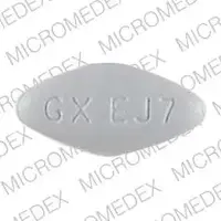 Epivir (Lamivudine [ la-miv-ue-deen ])-GX EJ7-300 mg-Gray-Four-sided