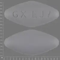 Epivir (Lamivudine [ la-miv-ue-deen ])-GX EJ7-300 mg-Gray-Four-sided