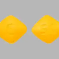 Eplerenone (Eplerenone [ ep-ler-e-none ])-E 50-50 mg-Yellow-Four-sided