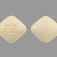 Eplerenone (Eplerenone [ ep-ler-e-none ])-E2-50 mg-Yellow-Four-sided