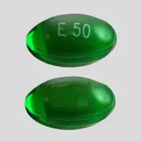 Ergocalciferol (Ergocalciferol (vitamin d2) [ er-goe-kal-sif-e-role ])-E 50-1.25 mg (50,000 IU vitamin D)-Green-Oval