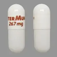 Esbriet (Pirfenidone [ pir-fen-i-done ])-InterMune 267 mg-267 mg-White-Capsule-shape