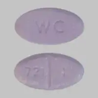 Estrace (Estradiol oral [ ess-tra-dye-ole ])-721 1 WC-1 mg-Purple-Oval