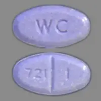 Estrace (Estradiol oral [ ess-tra-dye-ole ])-721 1 WC-1 mg-Purple-Oval