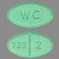 Estrace (Estradiol oral [ ess-tra-dye-ole ])-722 2 WC-2 mg-Green-Oval