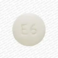 Ethambutol (Ethambutol [ eth-am-bue-tol ])-E6-100 mg-White-Round