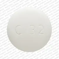 Ethambutol (Ethambutol [ eth-am-bue-tol ])-LU C32-400 mg-White-Round